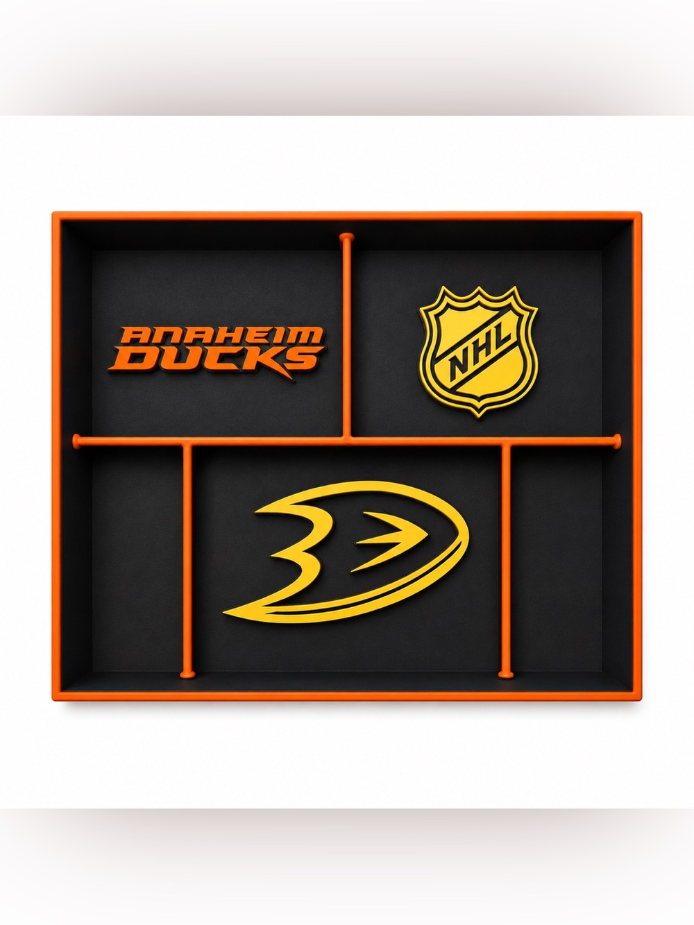 Anaheim Ducks NHL Pocket Dump Tray - For Keys, Wallet, Money, Etc